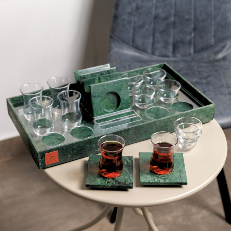 Tea and Coffee Set (Green)